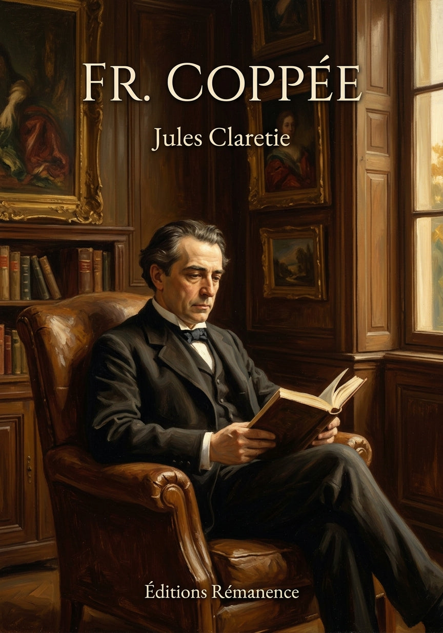 Livre Fr. Coppée par Jules Claretie - Couverture - Editions Remanence