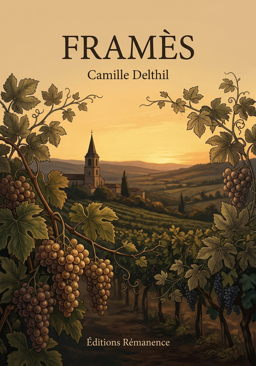 Livre Framès par Camille Delthil - Couverture - Editions Remanence
