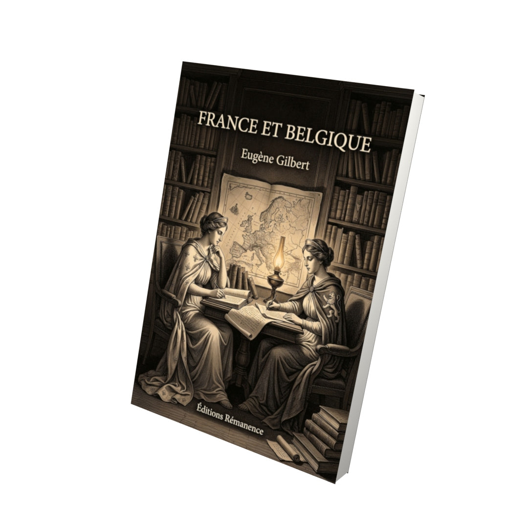 Livre France et Belgique par Eugène Gilbert - Vue 3D - Editions Remanence
