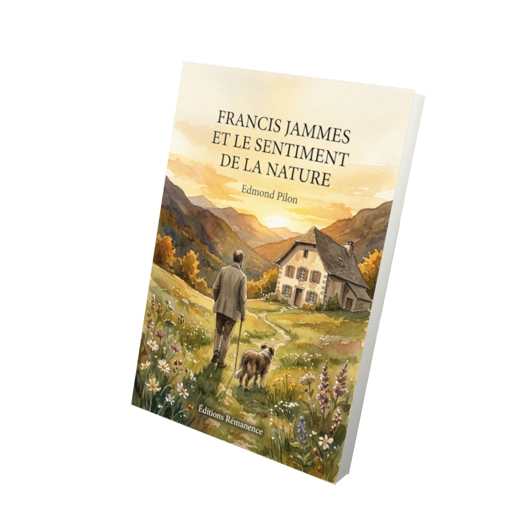 Livre Francis Jammes et le Sentiment de la nature par Edmond Pilon - Vue 3D - Editions Remanence