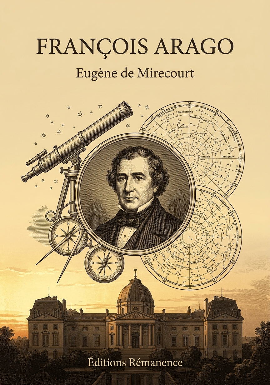 Livre François Arago par Eugène de Mirecourt - Couverture - Editions Remanence