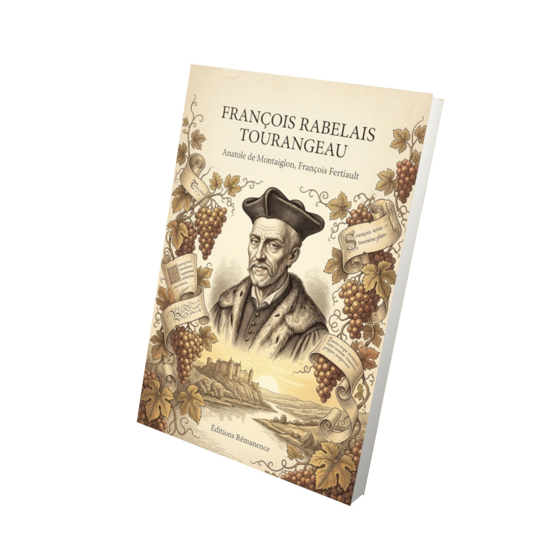 Livre François Rabelais tourangeau par Anatole de Montaiglon, François Fertiault - Vue 3D - Editions Remanence