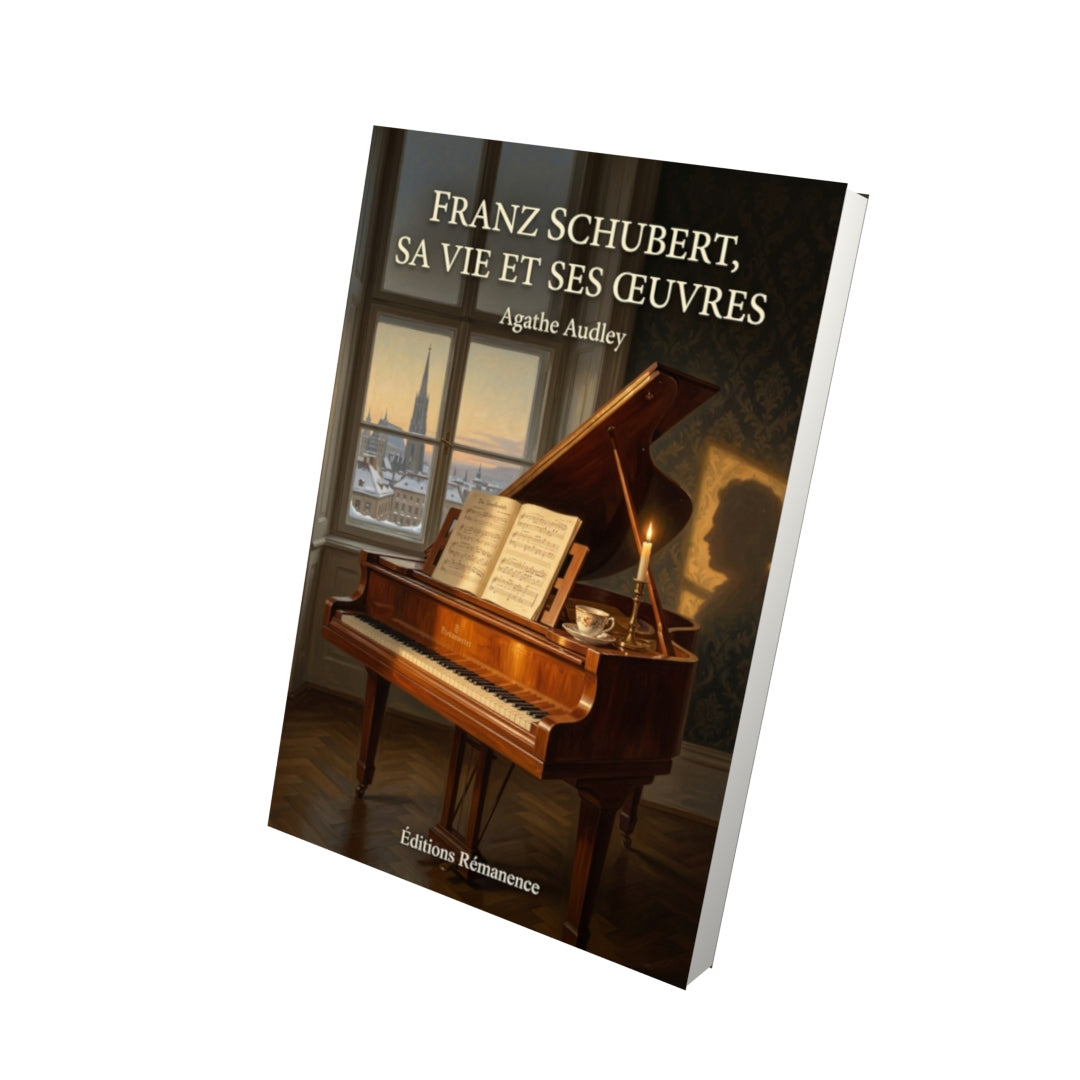 Livre Franz Schubert, sa vie et ses œuvres par Agathe Audley - Vue 3D - Editions Remanence