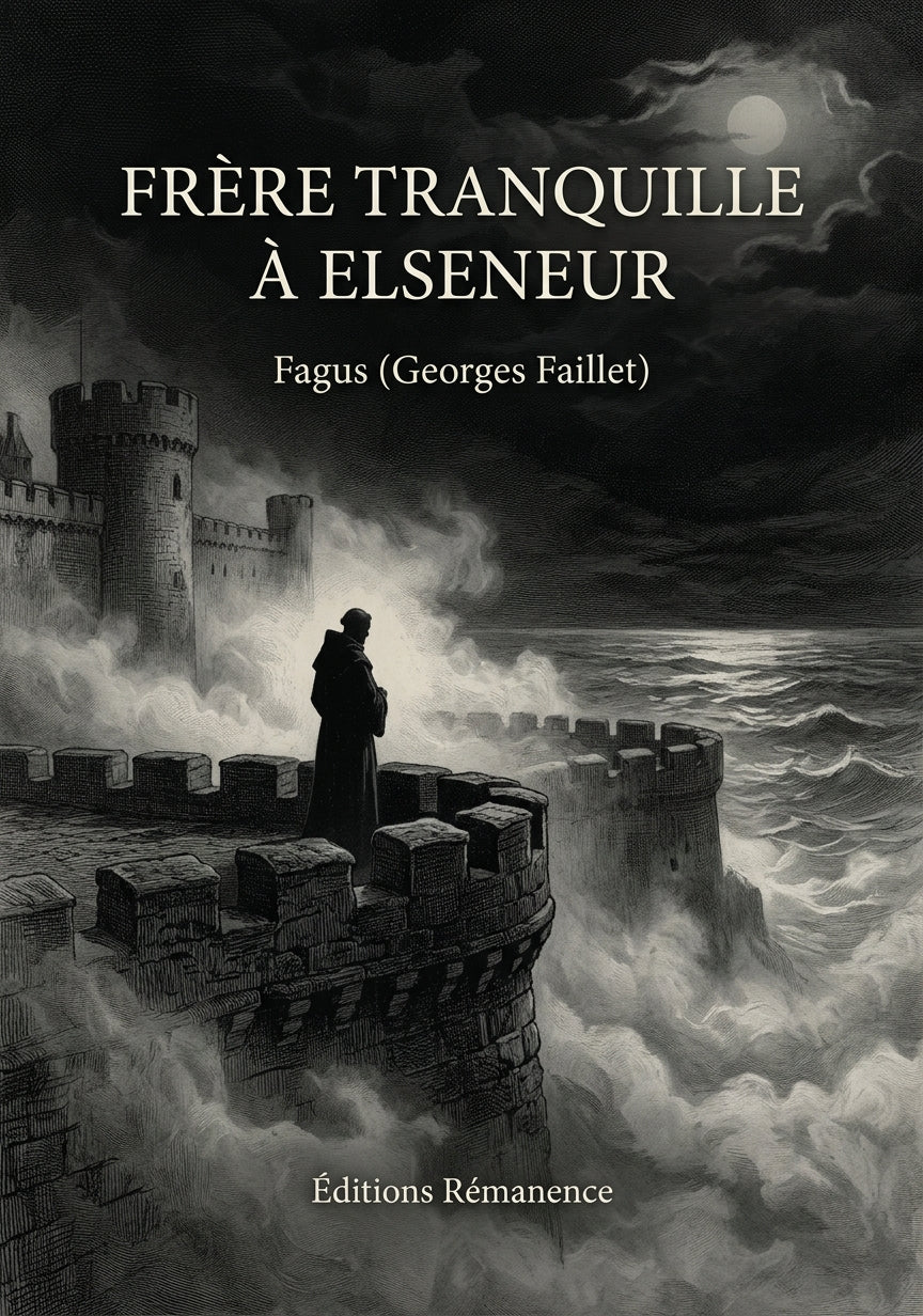 Livre Frère Tranquille à Elseneur par Fagus (Georges Faillet) - Couverture - Editions Remanence