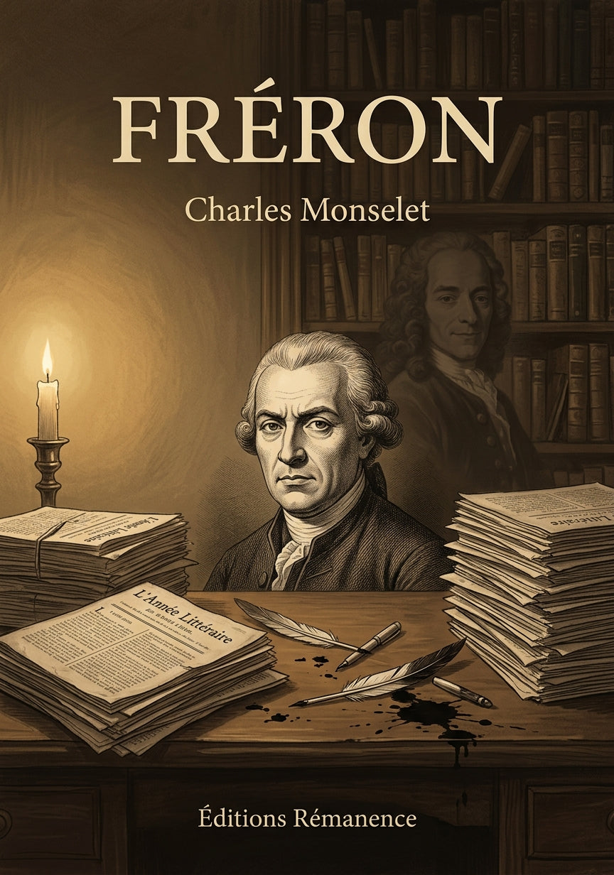 Livre Fréron par Charles Monselet - Couverture - Editions Remanence