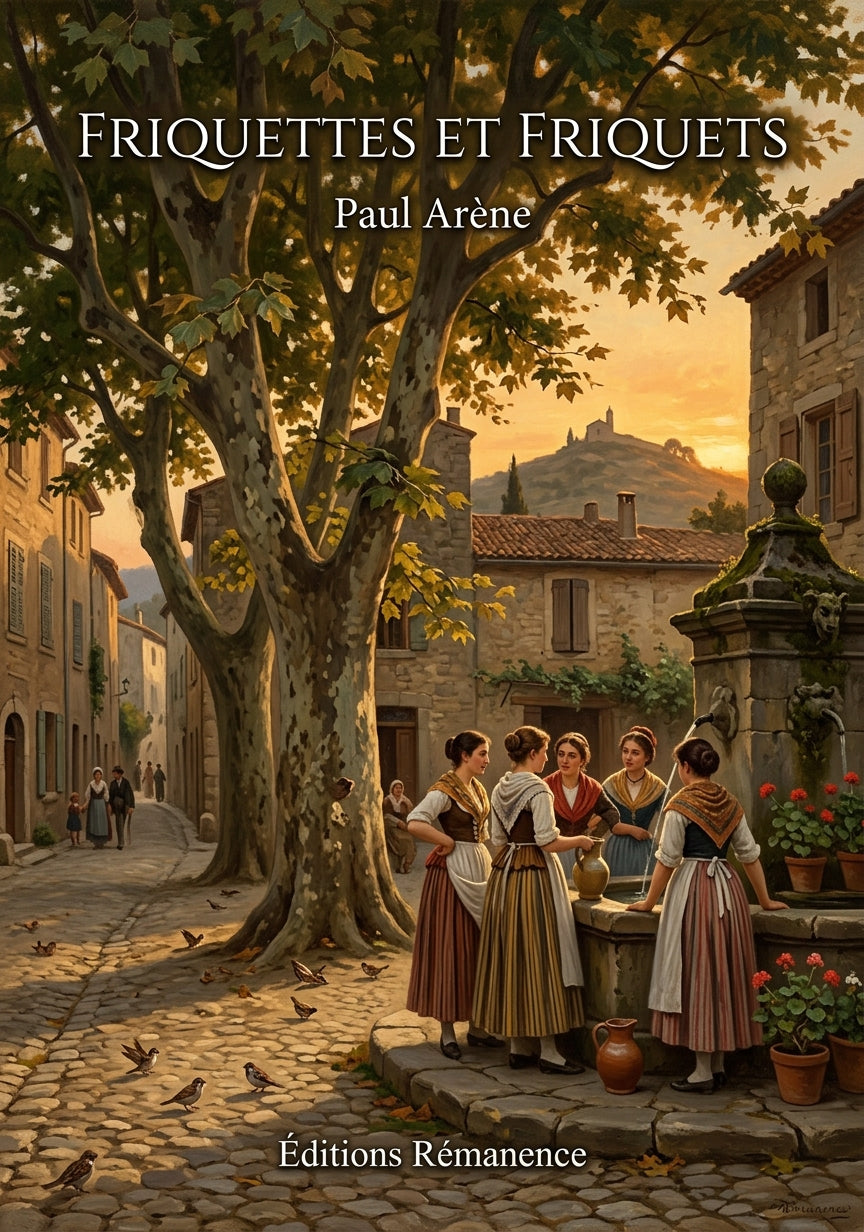 Livre Friquettes et Friquets par Paul Arène - Couverture - Editions Remanence