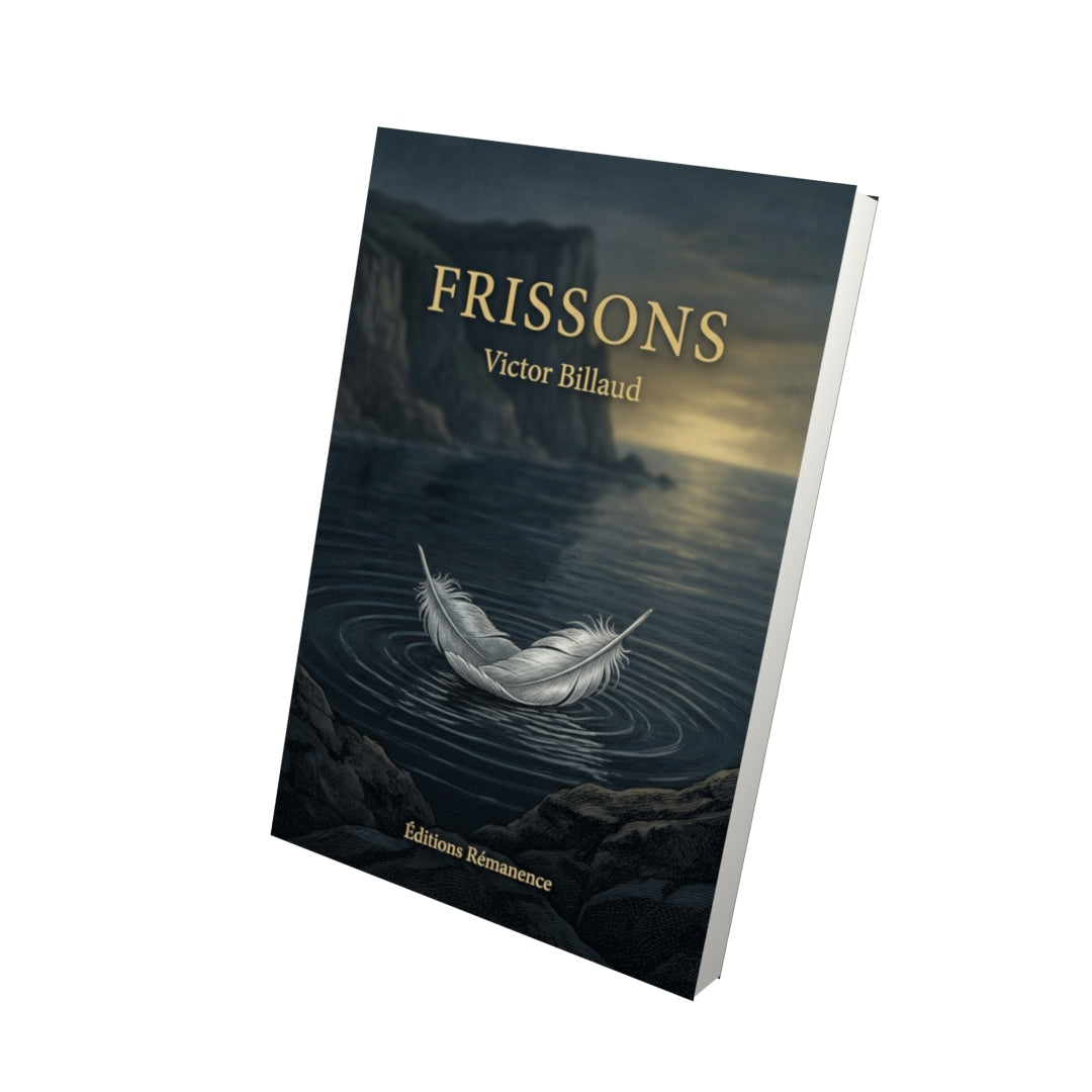 Livre Frissons par Victor Billaud - Vue 3D - Editions Remanence