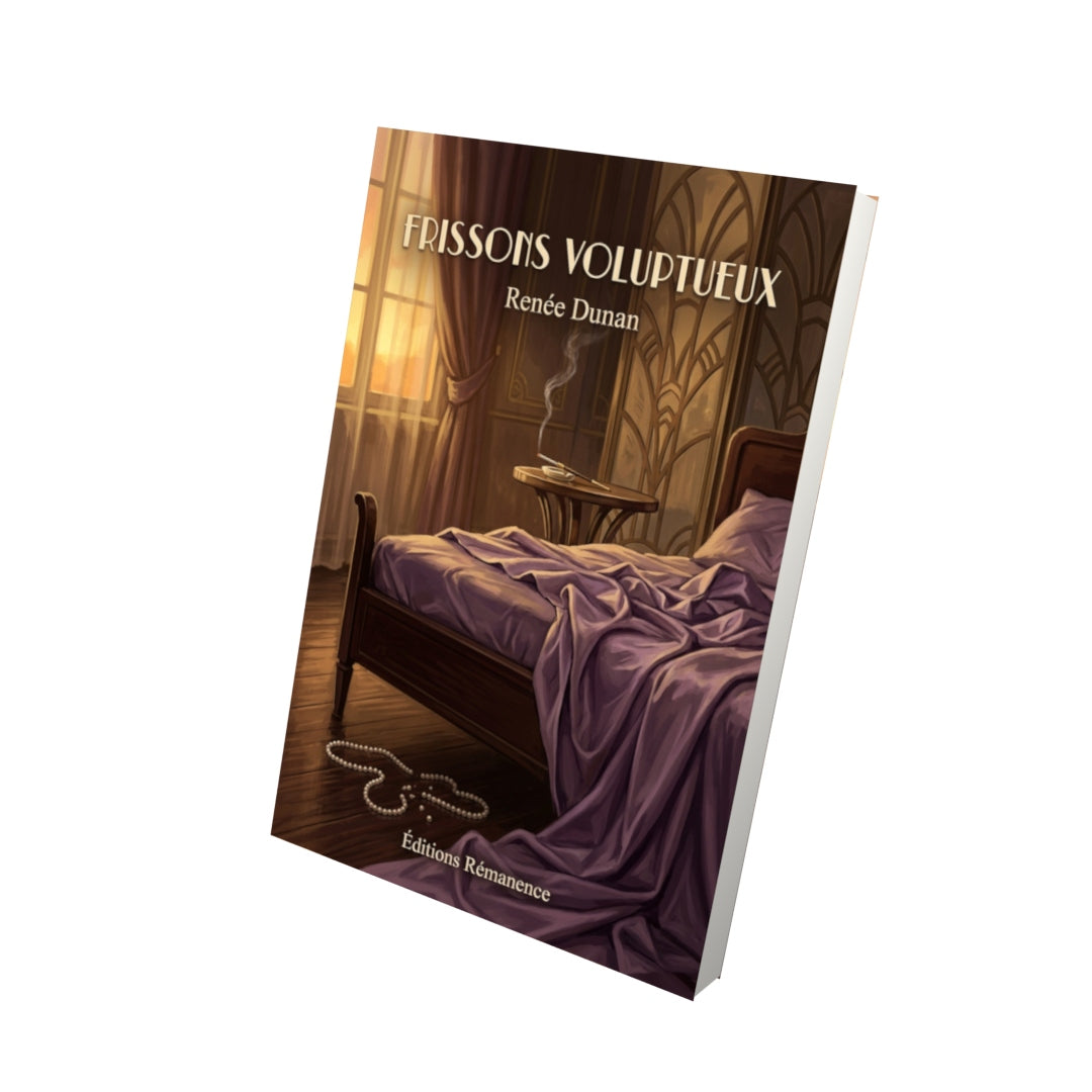 Livre Frissons voluptueux par Renée Dunan - Vue 3D - Editions Remanence