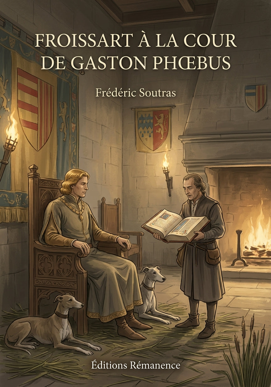 Livre Froissart à la cour de Gaston Phœbus par Frédéric Soutras - Couverture - Editions Remanence