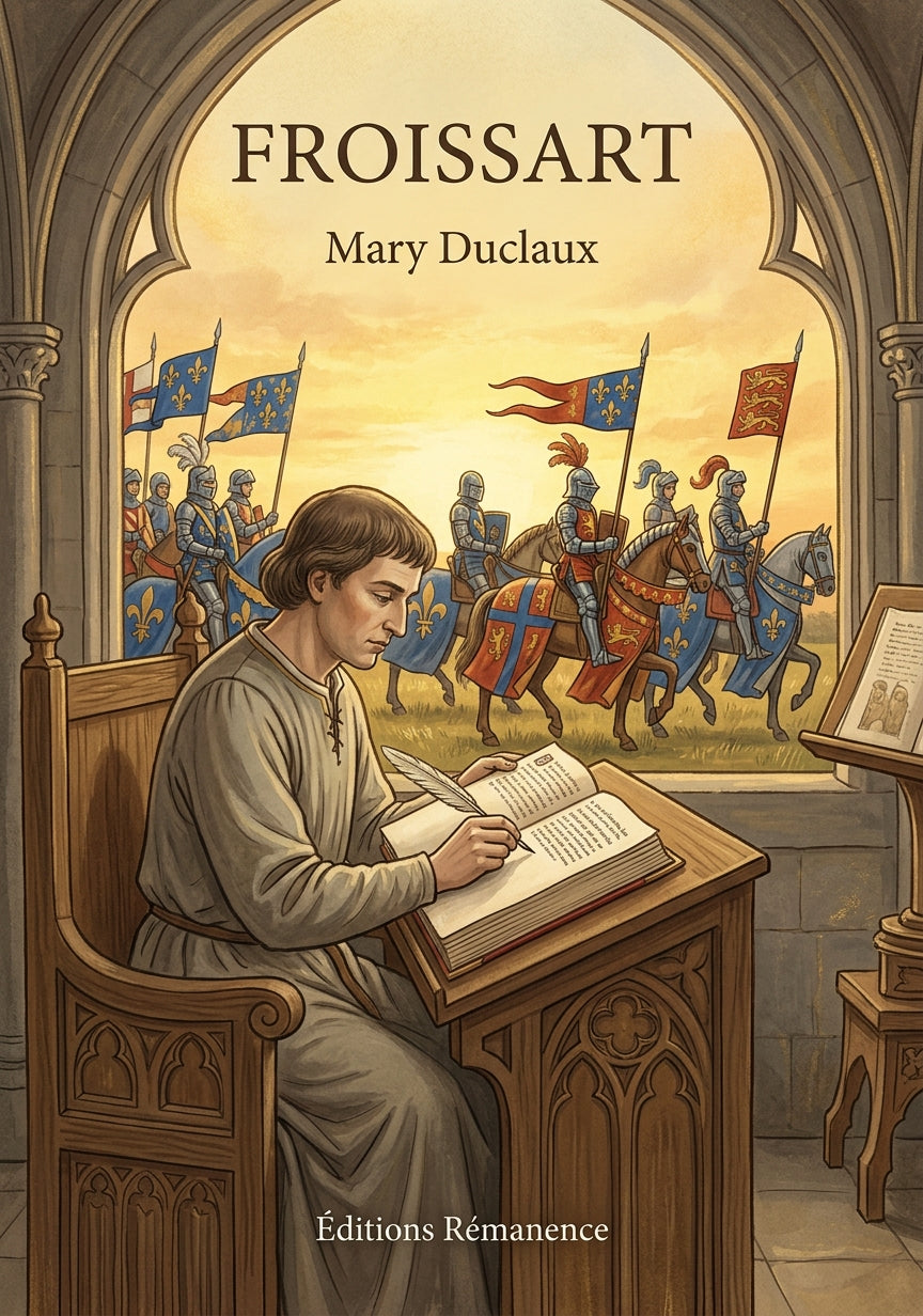Livre Froissart par Mary Duclaux - Couverture - Editions Remanence