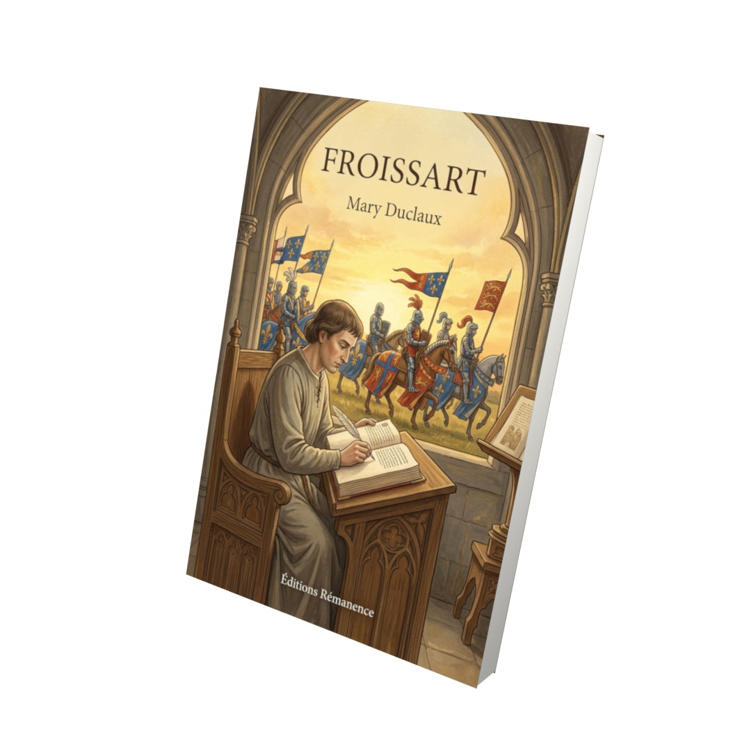 Livre Froissart par Mary Duclaux - Vue 3D - Editions Remanence