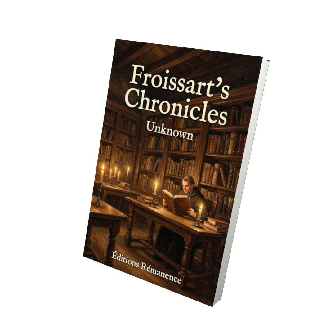 Livre Froissart's Chronicles - Vue 3D - Editions Remanence