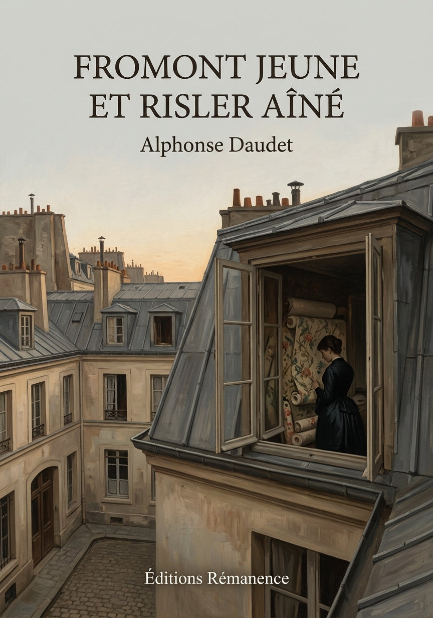 Livre Fromont jeune et Risler aîné par Alphonse Daudet - Couverture - Editions Remanence