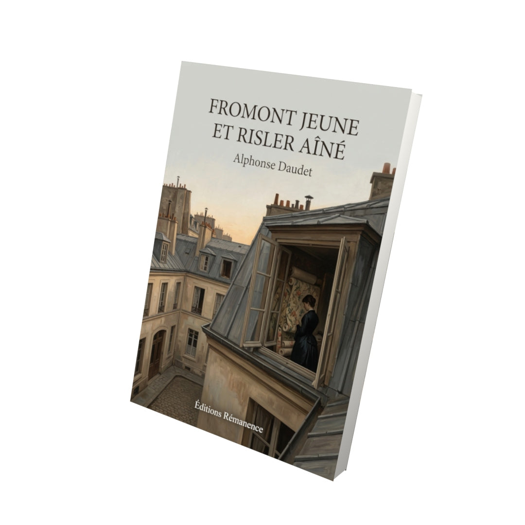 Livre Fromont jeune et Risler aîné par Alphonse Daudet - Vue 3D - Editions Remanence
