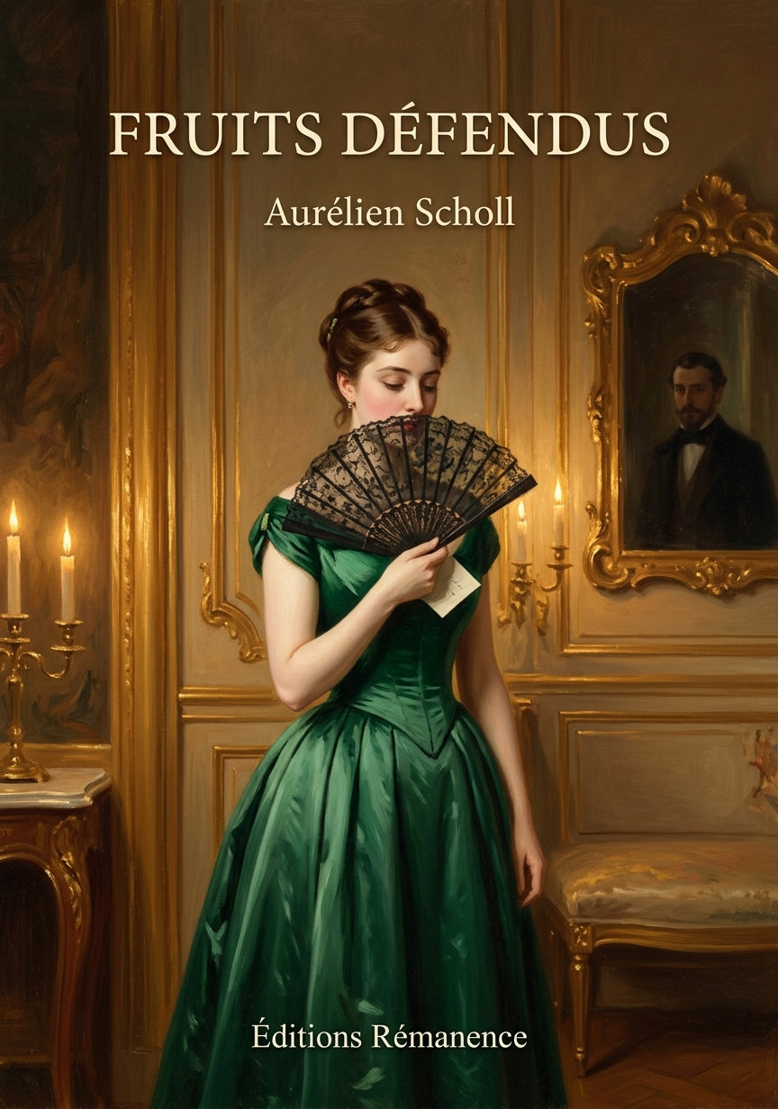 Livre Fruits défendus par Aurélien Scholl - Couverture - Editions Remanence