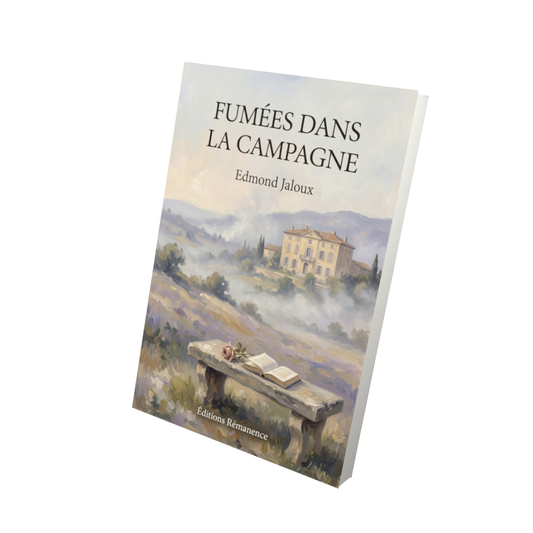 Livre Fumées dans la campagne par Edmond Jaloux - Vue 3D - Editions Remanence