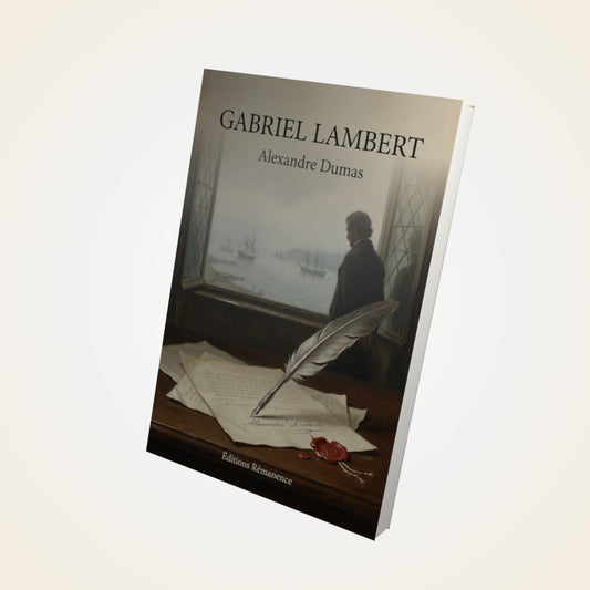 Livre Gabriel Lambert - Alexandre Dumas - Couverture 3D