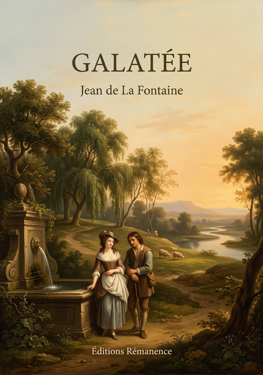 Livre Galatée par Jean de La Fontaine - Couverture - Editions Remanence