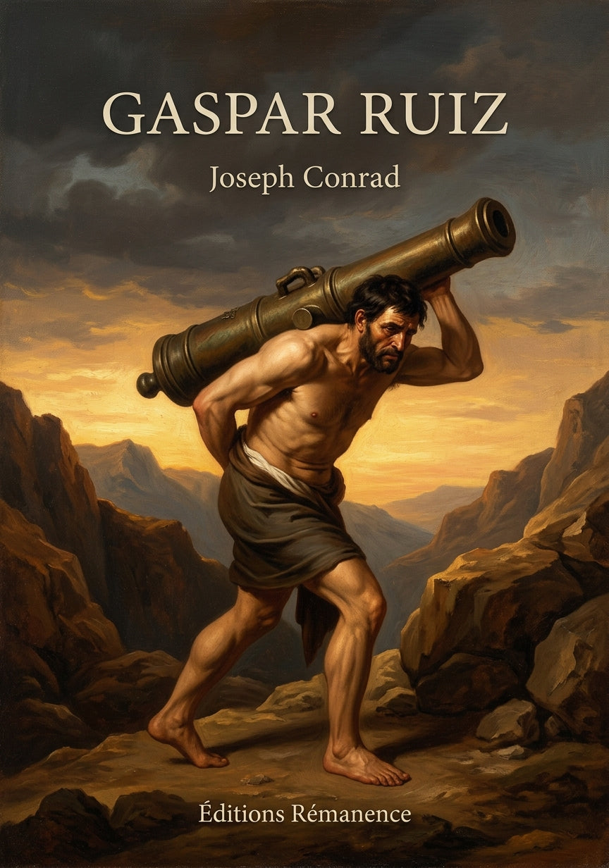 Livre Gaspar Ruiz par Joseph Conrad - Couverture - Editions Remanence