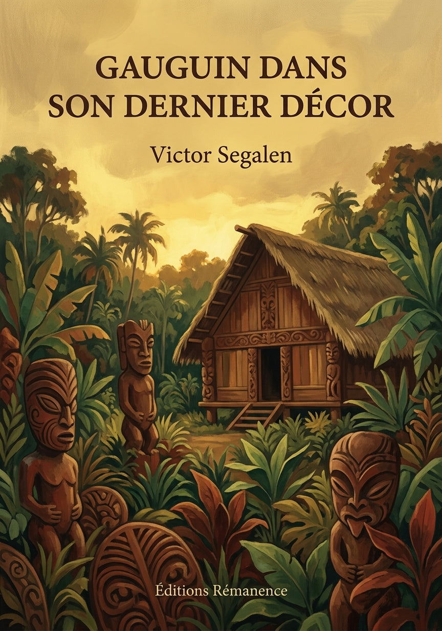 Livre Gauguin dans son dernier décor par Victor Segalen - Couverture - Editions Remanence