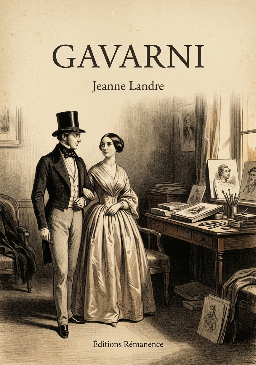Livre Gavarni par Eugène de Mirecourt - Couverture - Editions Remanence
