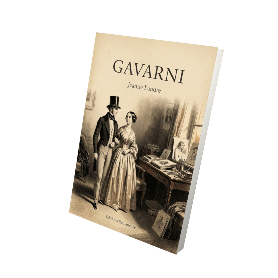 Livre Gavarni par Jeanne Landre - Vue 3D - Editions Remanence