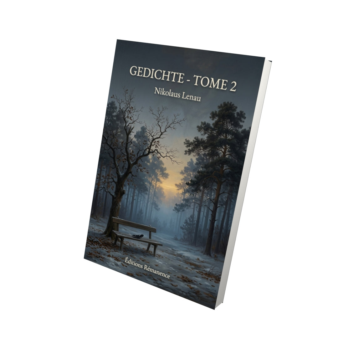 Livre Gedichte - Tome 2 par Nikolaus Lenau - Vue 3D - Editions Remanence