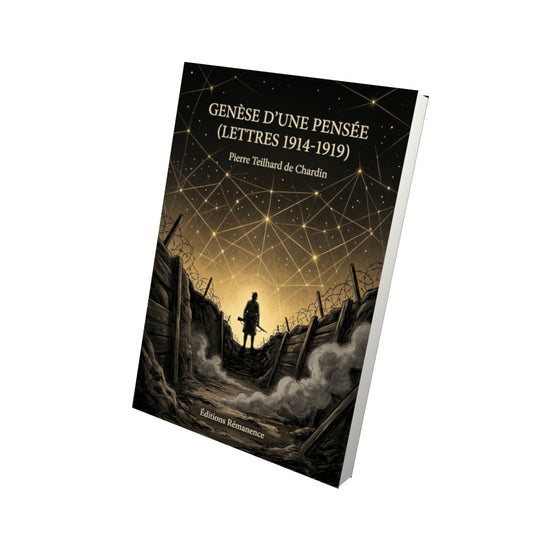 Livre Genèse d’une pensée (Lettres 1914-1919) par Pierre Teilhard de Chardin - Vue 3D - Editions Remanence
