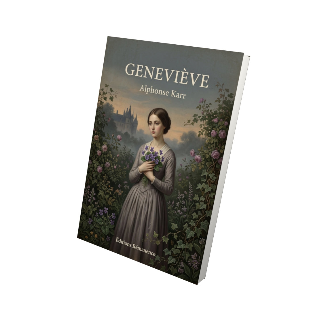 Livre Geneviève - Alphonse Karr - Vue 3D - Editions Remanence