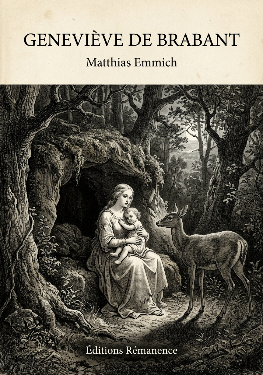 Livre Geneviève de Brabant par Matthias Emmich - Couverture - Editions Remanence