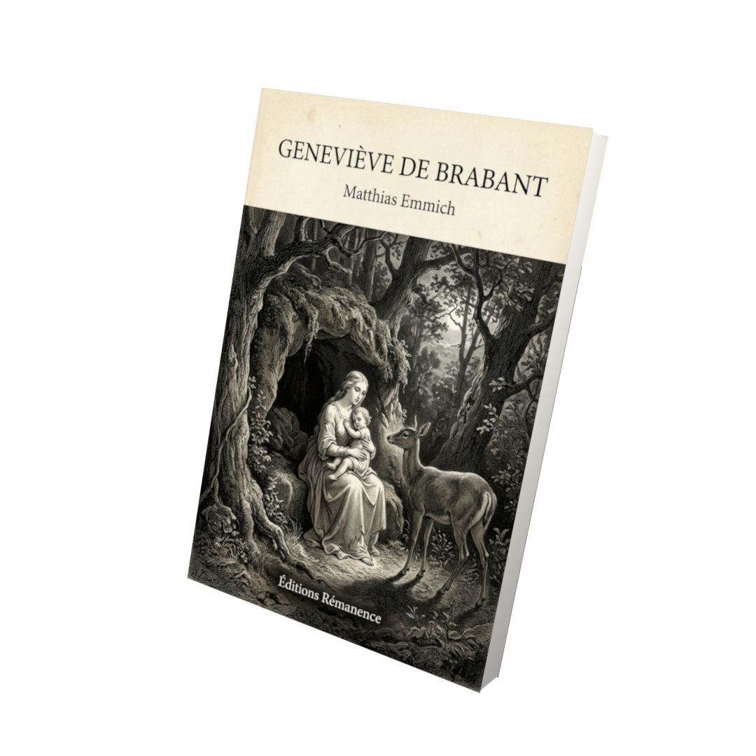 Livre Geneviève de Brabant par Matthias Emmich - Vue 3D - Editions Remanence