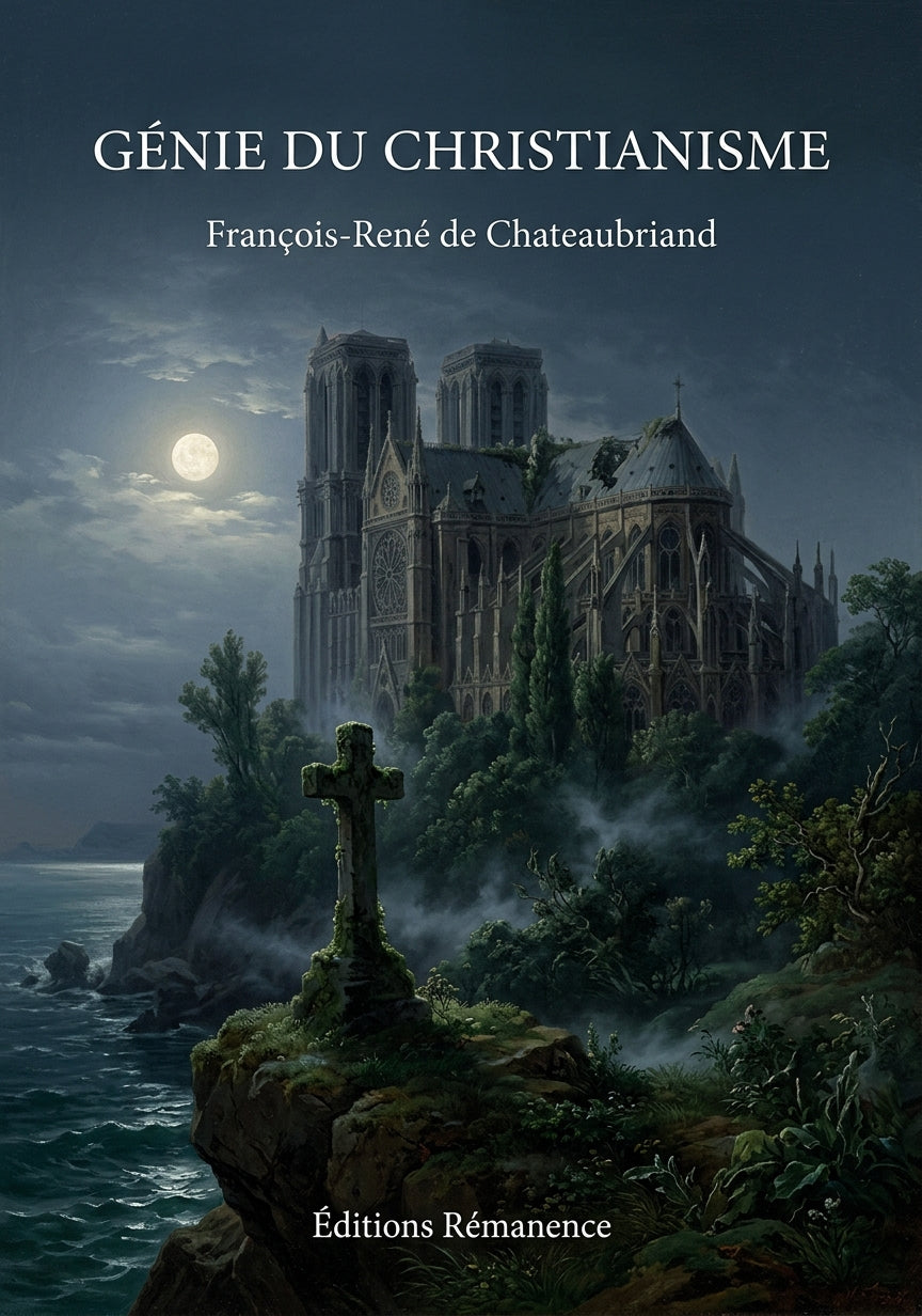 Livre Génie du christianisme par François-René de Chateaubriand - Couverture - Editions Remanence