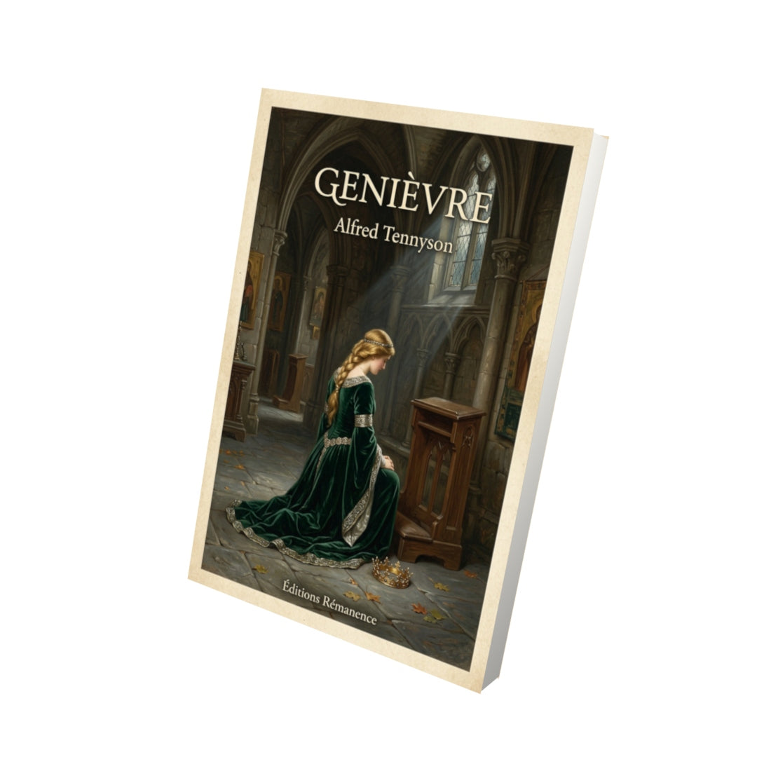 Livre Genièvre - Alfred Tennyson - Vue 3D - Editions Remanence