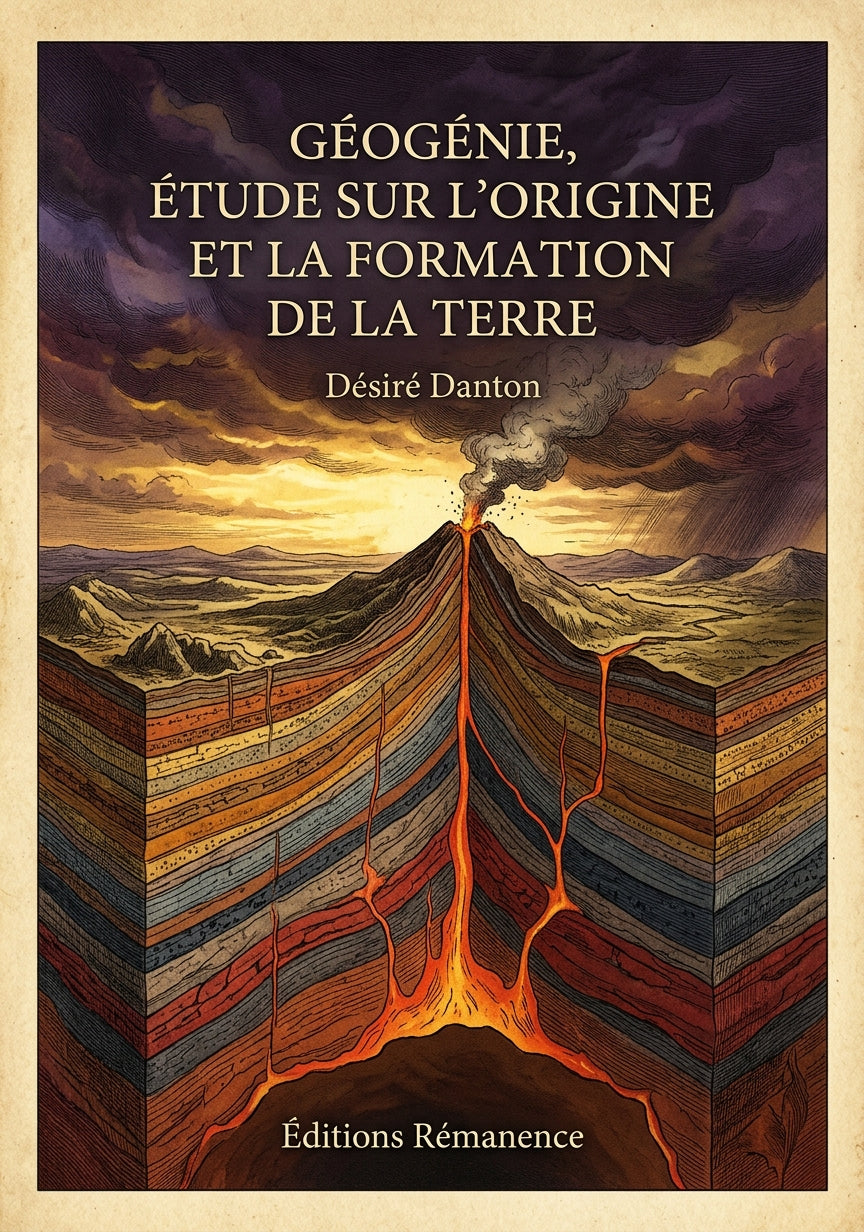 Livre Géogénie, étude sur l’origine et la formation de la terre par Désiré Danton - Couverture - Editions Remanence