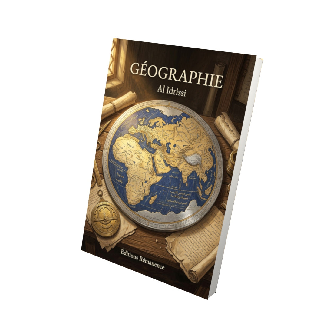 Livre Géographie par Al Idrissi - Vue 3D - Editions Remanence