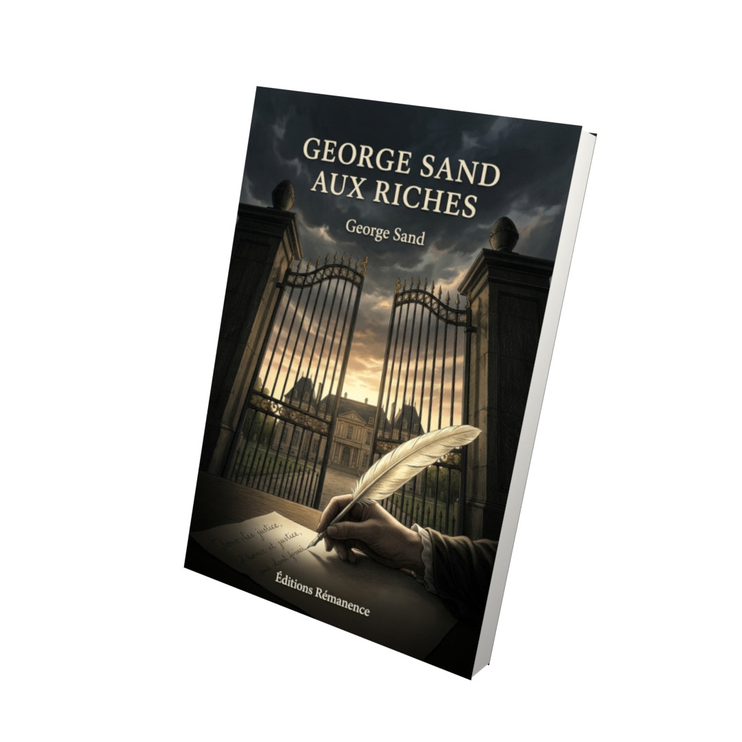 Livre George Sand aux riches par George Sand - Vue 3D - Editions Remanence