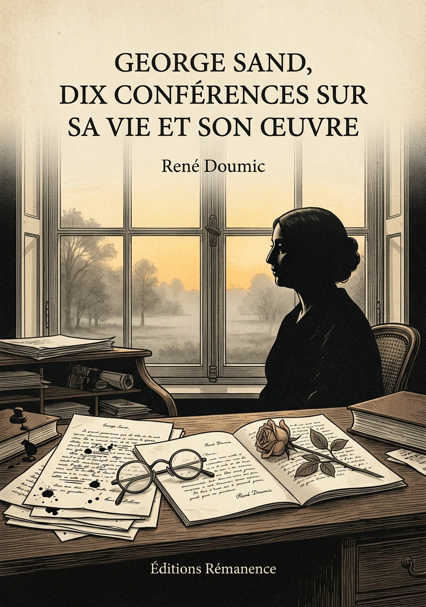 Livre George Sand, dix conférences sur sa vie et son œuvre par René Doumic - Couverture - Editions Remanence