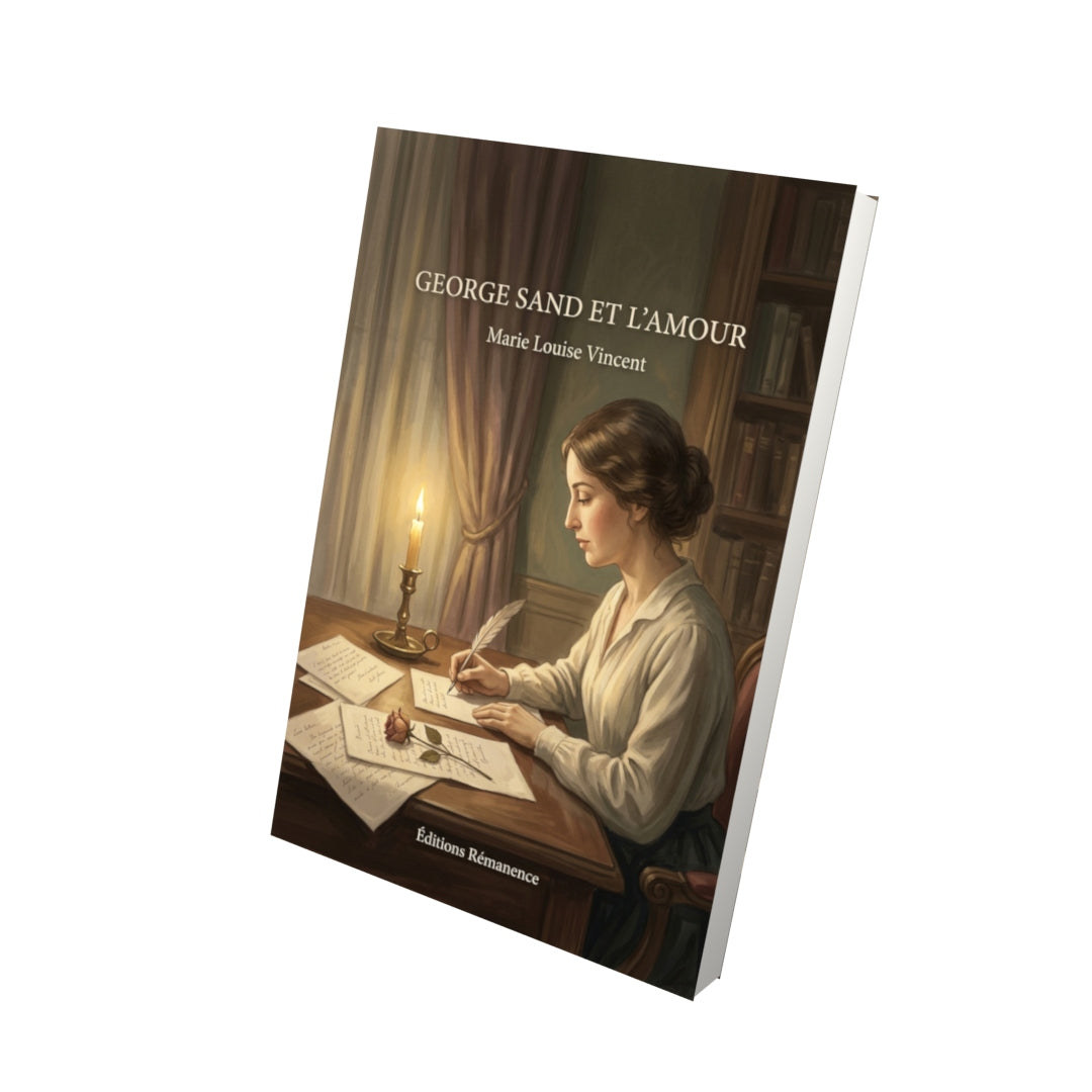 Livre George Sand et l’amour par Marie Louise Vincent - Vue 3D - Editions Remanence