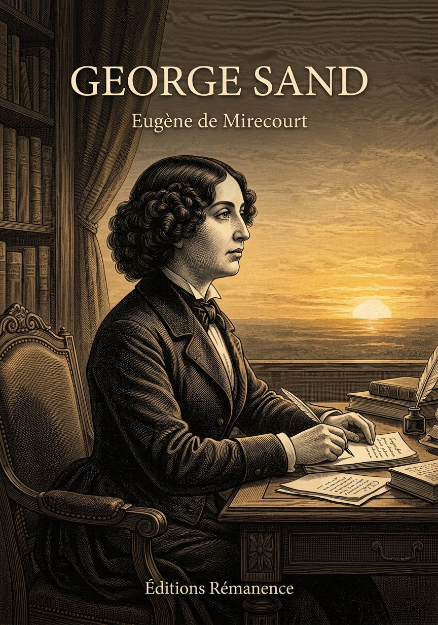 Livre George Sand par Eugène de Mirecourt - Couverture - Editions Remanence