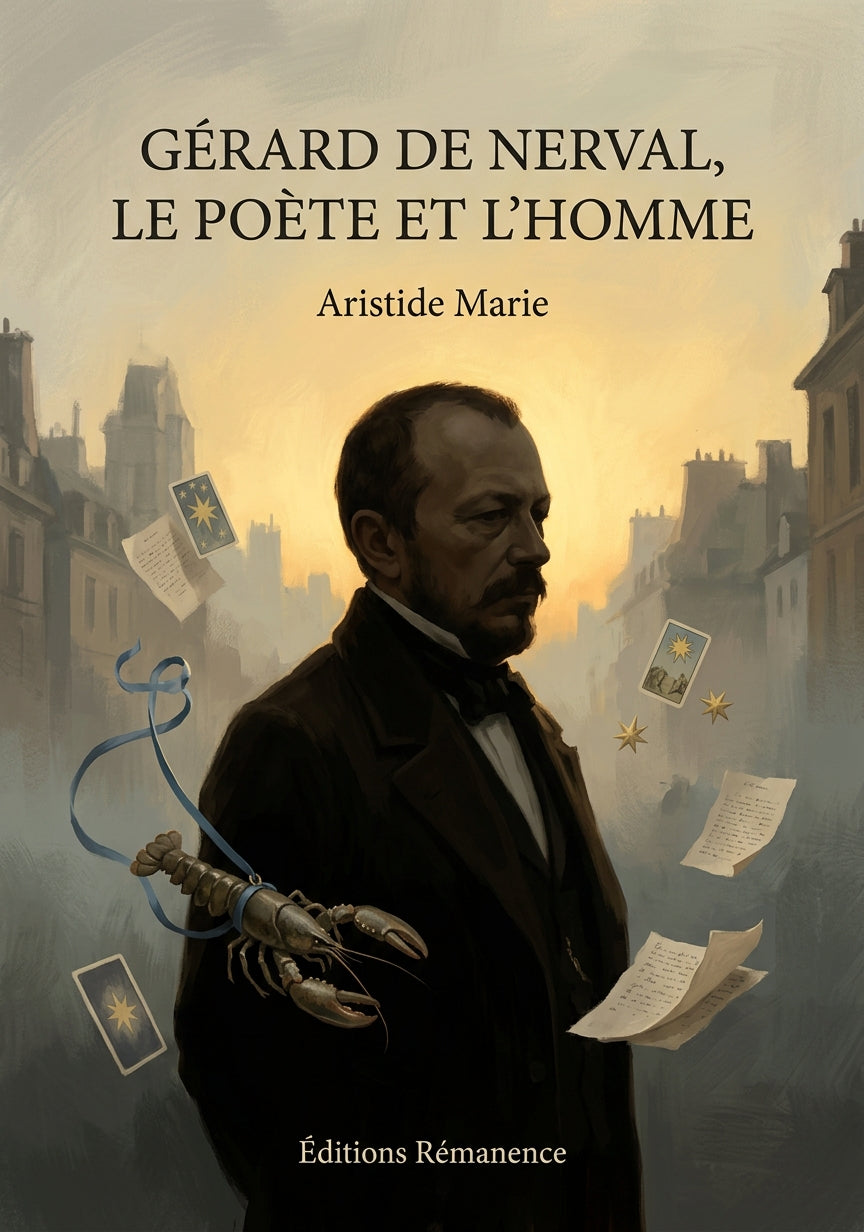 Livre Gérard de Nerval, le poète et l’homme par Aristide Marie - Couverture - Editions Remanence