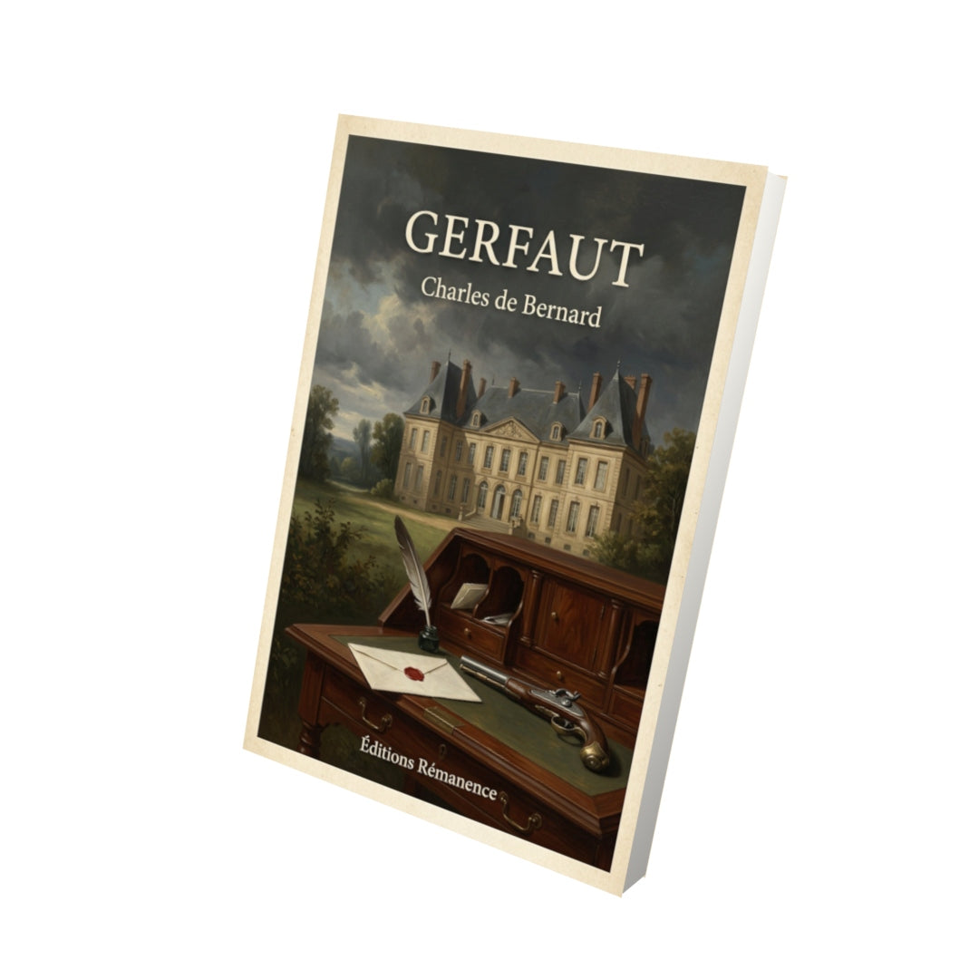 Livre Gerfaut - Charles de Bernard - Vue 3D - Editions Remanence