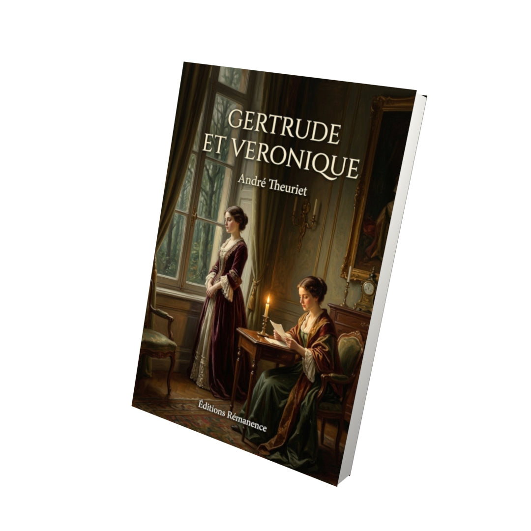 Livre Gertrude et Veronique - André Theuriet - Vue 3D - Editions Remanence