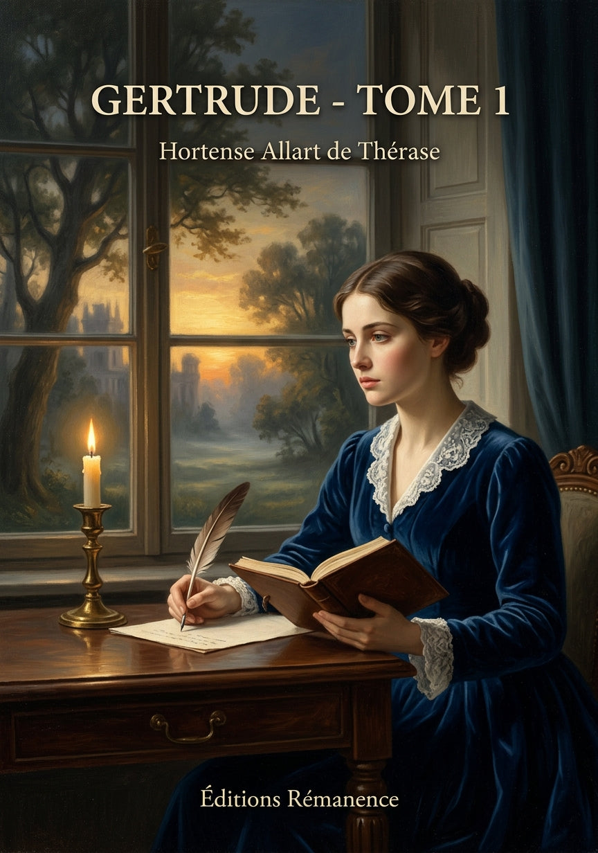 Livre Gertrude - Tome 1 par Hortense Allart de Thérase - Couverture - Editions Remanence