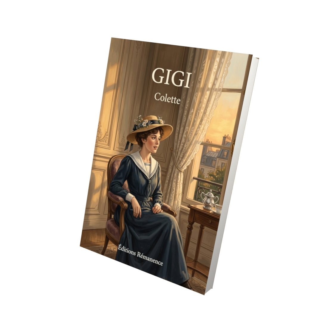 Livre Gigi par Colette - Vue 3D - Editions Remanence