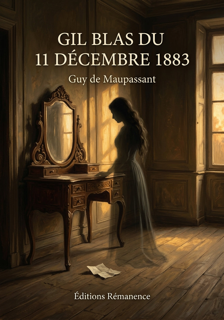 Livre Gil Blas du 11 décembre 1883 par Guy de Maupassant - Couverture - Editions Remanence