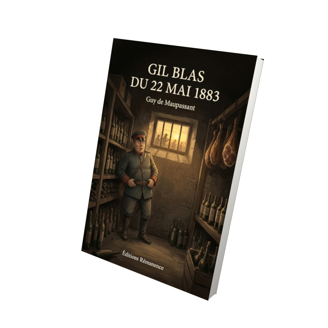 Livre Gil Blas du 22 mai 1883 par Guy de Maupassant - Vue 3D - Editions Remanence