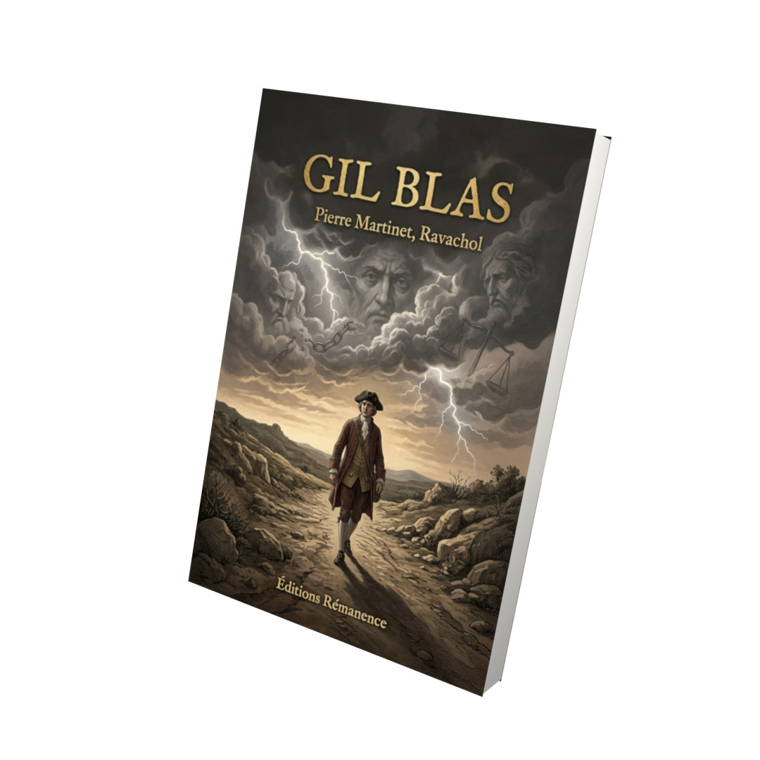 Livre Gil Blas par Pierre Martinet, Ravachol - Vue 3D - Editions Remanence