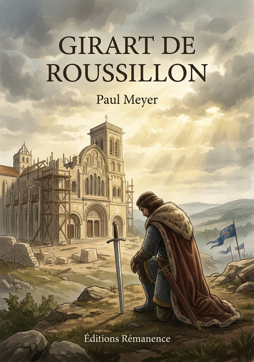 Livre Girart de Roussillon par Paul Meyer - Couverture - Editions Remanence