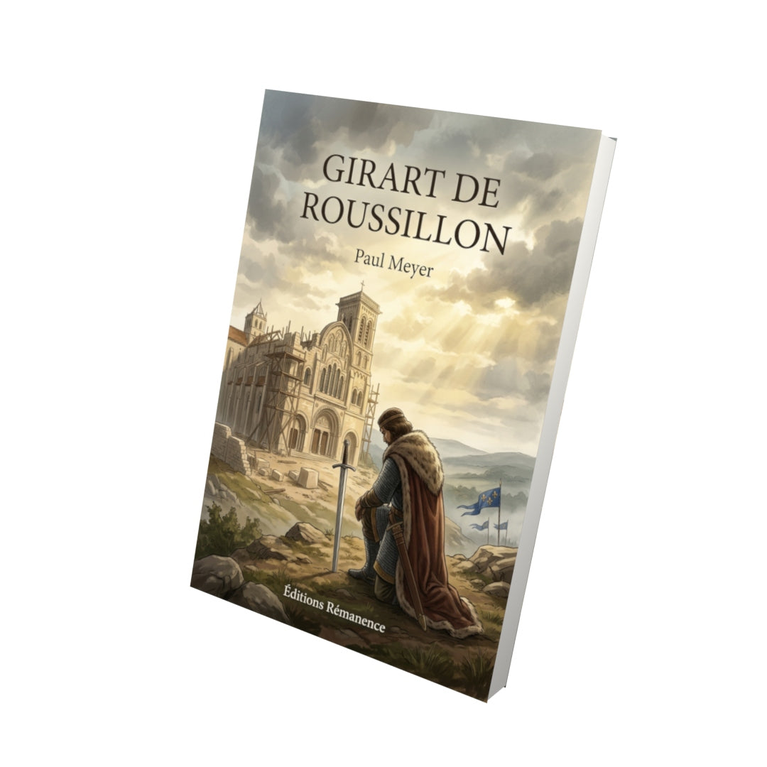 Livre Girart de Roussillon par Paul Meyer - Vue 3D - Editions Remanence