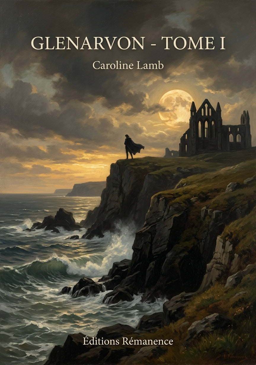 Livre Glenarvon - Tome I par Caroline Lamb - Couverture - Editions Remanence